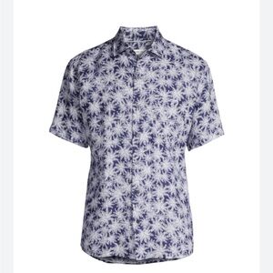 Peter Millar XXL 100% Linen SS Button Down